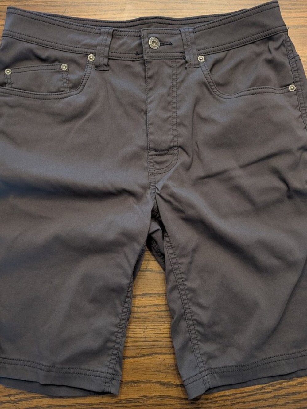 Men's Prana Brion Shorts Grey Charcoal